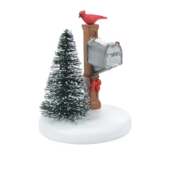 Cardinal Christmas Mailbox