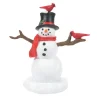 Cardinal Christmas Snowman