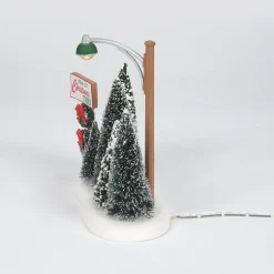 Lit Christmas Tree Lot