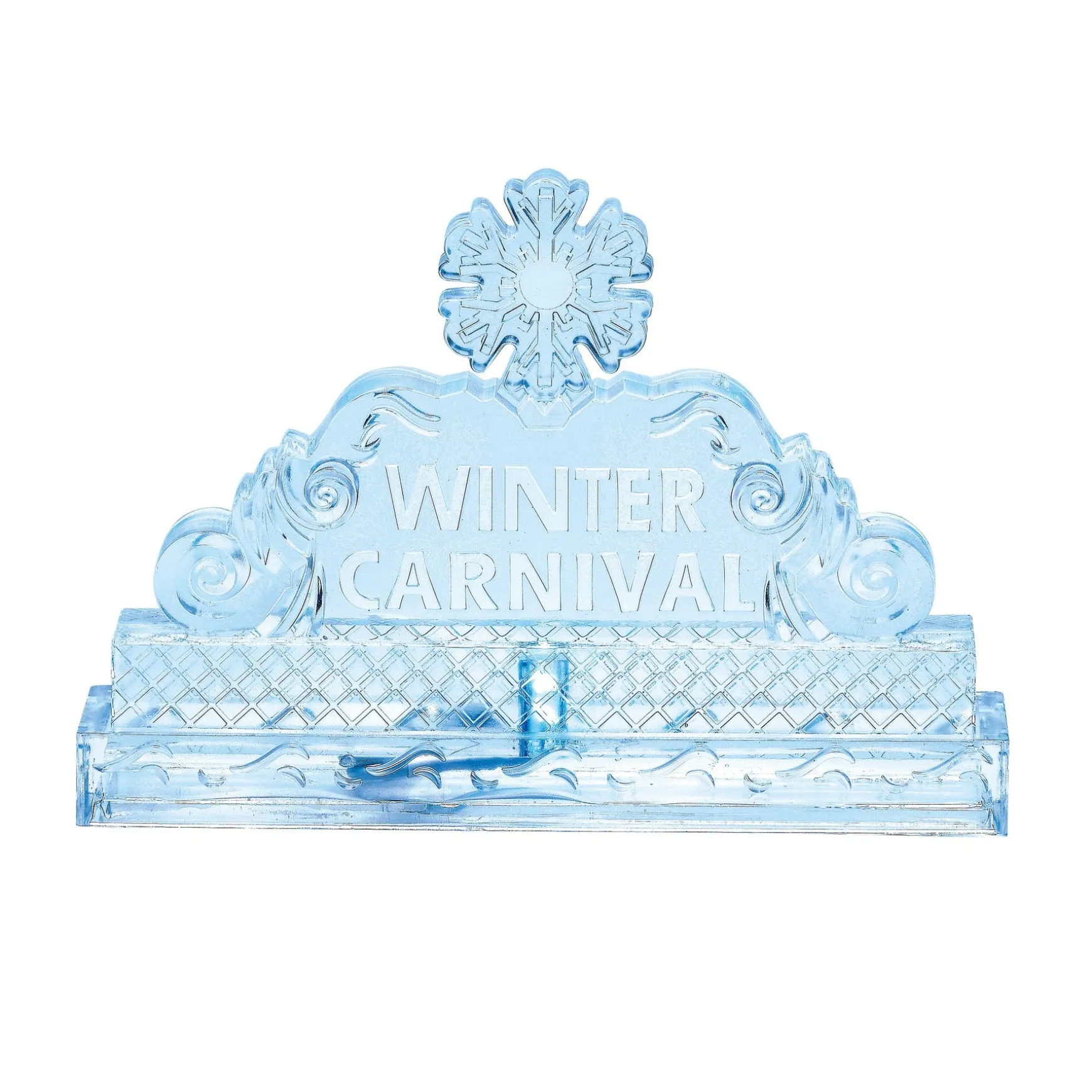 Lit Ice Castle Sign