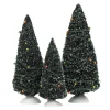 Twinkling Lit Trees Green
